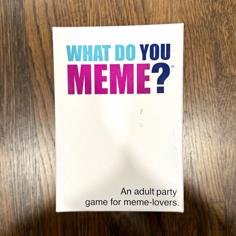 What Do You Meme? Adult Party Card Game, Memes Theme Complete Game 17+ Open Box
